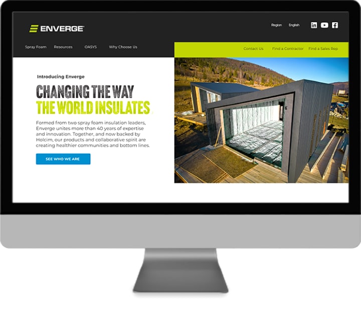 Push 22 | Enverge Desktop screen Home page image Push 22 | Enverge Desktop screen Home page image